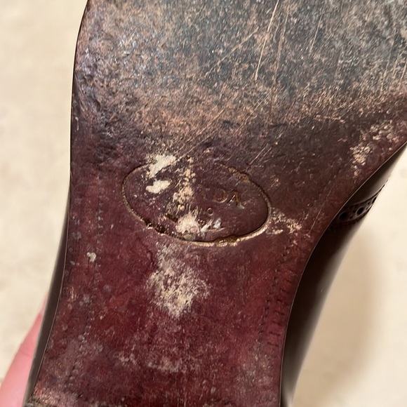 Prada leather derby oxfords - Picture 7 of 10